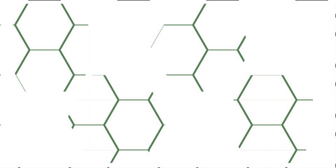 Abstract vector background with seamless hexagon pattern and geometric structure for technology and science design or wallpaper