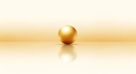 Gilded Sphere Reflection