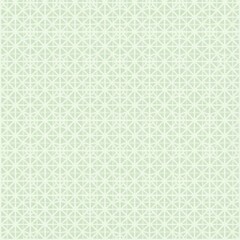 Geometric pattern in soft green tones with triangular shapes  