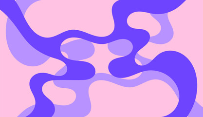 Fluid Wavy Liquid Design Element for Modern Graphics