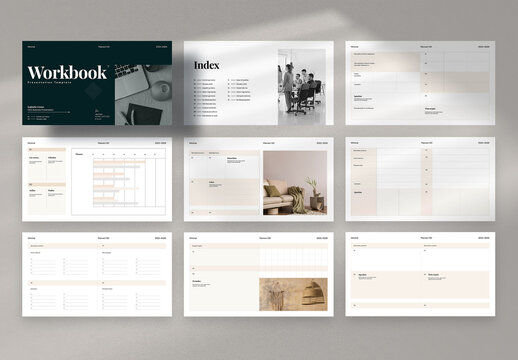 Work Book Presentation Templates