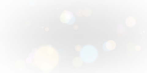 Magical bokeh light glitter trail festive background PNG.