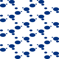 bubble blue multi size on white background