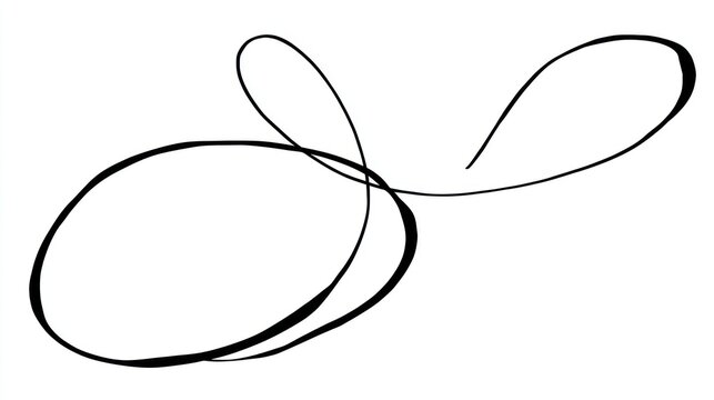 Elegant ornate script design