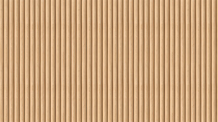 SEAMLESS fluted wall panel background, natural light wood texture, modern decorative accent wall, half-round wooden slats.