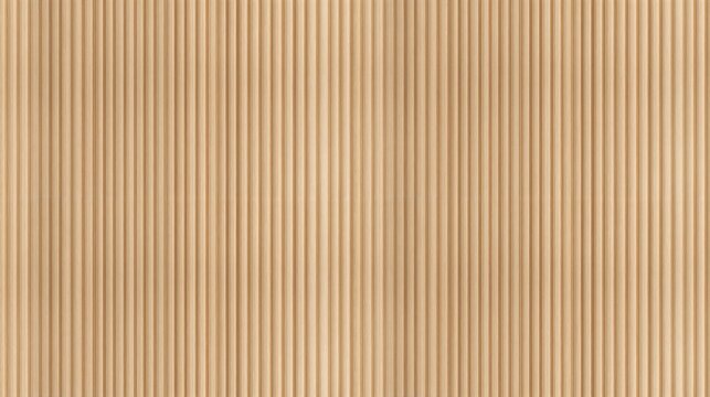 SEAMLESS fluted wall panel background, natural light wood texture, modern decorative accent wall, half-round wooden slats. - Powered by Adobe