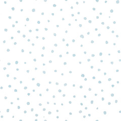 Watercolor pastel color dots Seamless Pattern on PNG Background