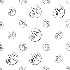 Body Odour Icon Seamless Pattern Y_2510002