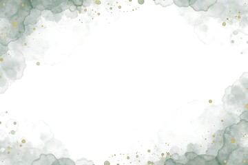 Softly blended watercolor wash frame with subtle speckles and gentle gradient effect