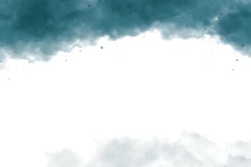 Abstract teal and white watercolor wash texture with soft blended edges and subtle gradients