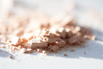 Scattered powder traces forming natural organic patterns. Calm, clean, and expressive.