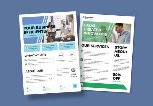 Corporate Flyer Template Layout