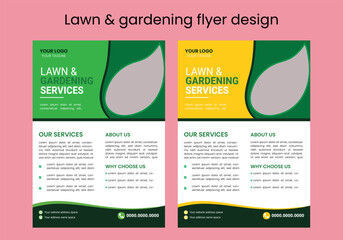 This editable social media flyer template enhances your garden services' online presence. It is perfect for promoting landscaping, lawn care, and outdoor design services across various platforms