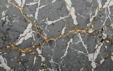 Obraz premium Elegant Black and White Marble Texture with Golden Veins, Luxury Abstract Stone Pattern Background for Modern Interior Design, Digital Wallpaper, and Premium Surface Decoration