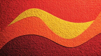 Artistic layered felt in gradient shades creating vibrant waves capturing texture background and modern appeal