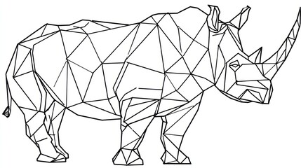 Rhinoceros geometric design