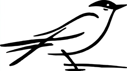 Simple bird illustration