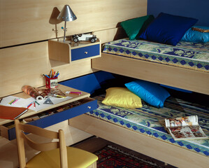 Close up of a children's bedroom
