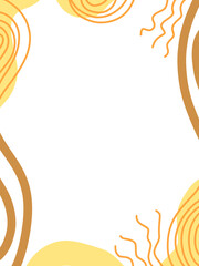 vector abstract frame empty space center for background, design, poster Or card.