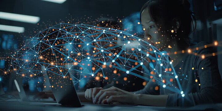 Expert leveraging advanced blockchain technology to optimize global commodity trading operations within a secure, data-rich digital network environment