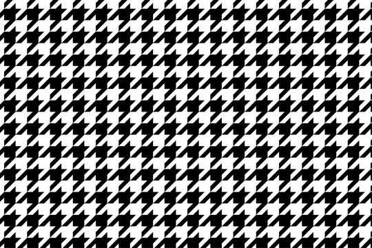 黒と白の千鳥格子パターン背景