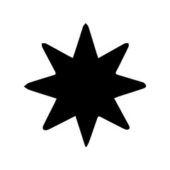 Star Shapes and Sparkle Icons in Bold Style