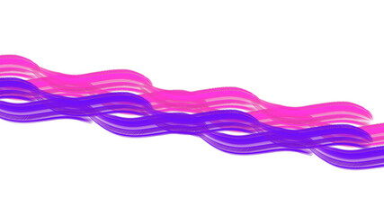 Abstract flowing waves of vibrant pink and purple hues against a stark create a modern and artistic visual experience