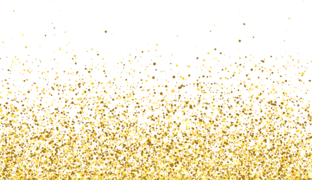 The dust sparks and golden stars shine with special light. Vector sparkles on a transparent background. . Stock royalty free vector illustration. PNG magical golden dust with glowing particles shine