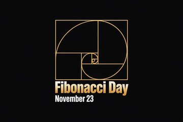 Golden ratio fibonacci spiral and fibonacci day november 23
