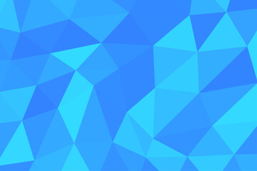 青いポリゴン背景デザイン