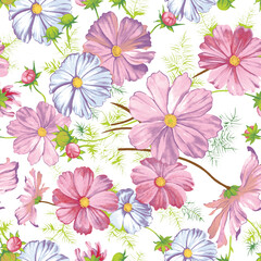 Obraz premium seamless floral background