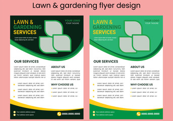 This editable social media flyer template enhances your garden services' online presence. It is perfect for promoting landscaping, lawn care, and outdoor design services across various platforms