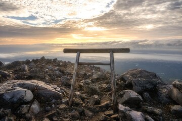 栃木県　紅葉真っ盛りの那須岳
