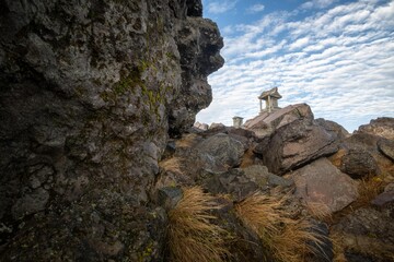 栃木県　紅葉真っ盛りの那須岳
