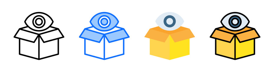 Product Vision Icon Collection Set Multiple Style