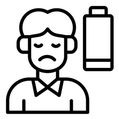 Tired Icon Element For Design