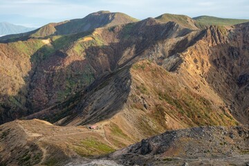 栃木県　紅葉真っ盛りの那須岳

