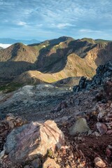 栃木県　紅葉真っ盛りの那須岳
