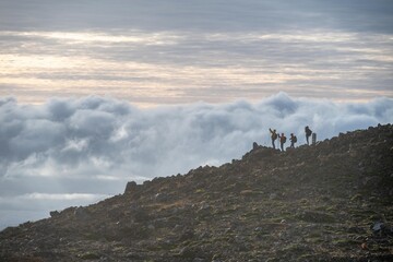 栃木県　紅葉真っ盛りの那須岳
