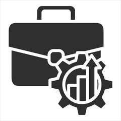 Business Development Icon Single Vector Collection 