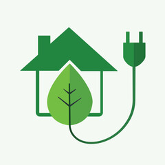 Green Energy Home Power Concept