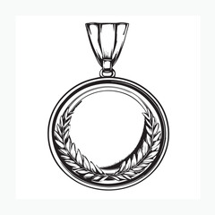 medal with ribbon