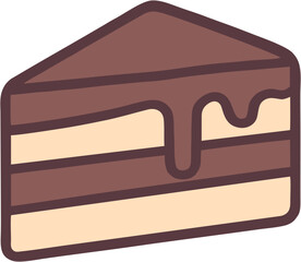 A Delectable Slice of Chocolate Cake: Tempting Dessert with Rich Frosting and Moist Layers