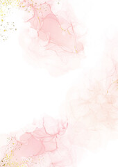 watercolor blend seamlessly on textured waterpaint texture Watercolor Spotfluid acrylic painting with golden veins, Abstract paint with blue and gold swirls