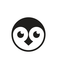 Owl logo icon design vector illustration
