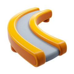 slide, PNG,isolated,no background,assets,3d,clay,render,illustration,toycore