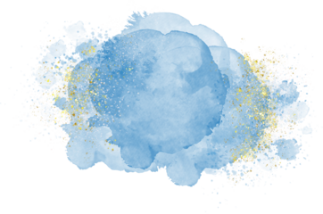 watercolor blend seamlessly on textured waterpaint texture Watercolor Spotfluid acrylic painting with golden veins, Abstract paint with blue and gold swirls