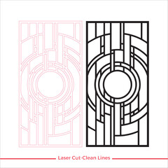 Laser Cut Modern Lines – Stylish Wall Art Design
