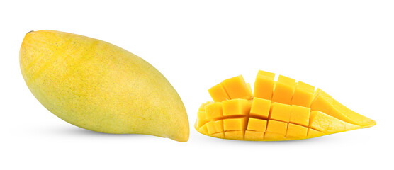 mango isolated on transparent png ( image from camera)