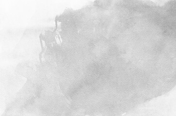 Gray abstract background in watercolor